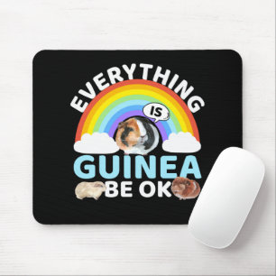 Tapis De Souris Cochon d'Inde - Que tout aille bien, Encouragement