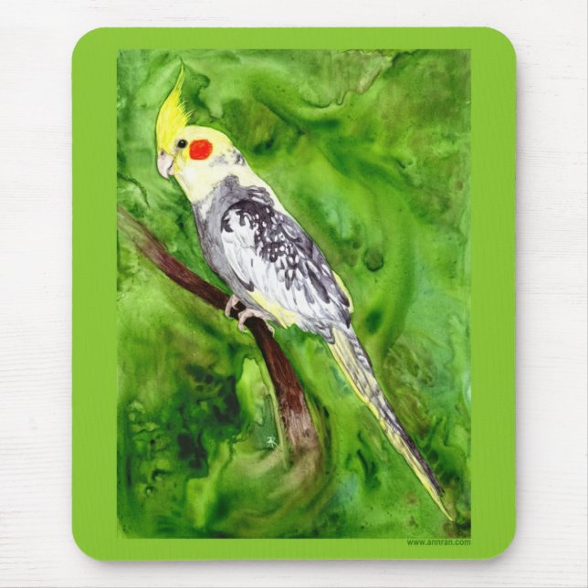 Tapis De Souris Cockatiel Mousepad (Devant)