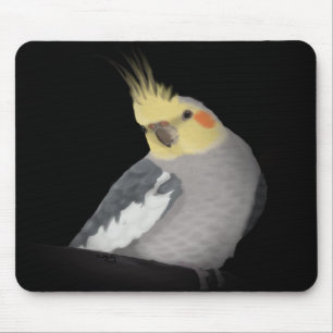 Tapis De Souris Cockatiel Mousepad (Portriat)