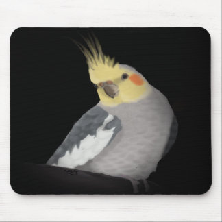 Tapis De Souris Cockatiel Mousepad (Portriat)