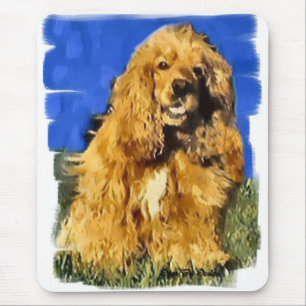 Tapis De Souris Cocker Spaniel Art Cadeaux