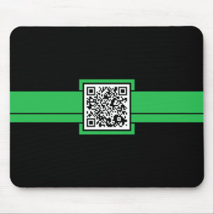 Tapis De Souris code QR professionnel : ruban vert