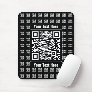 Tapis De Souris Code QR promotionnel (modifiable) plus motif de lo