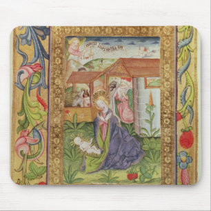 Tapis De Souris Codex Ser nov. 2599 F. 39v la naissance du Christ