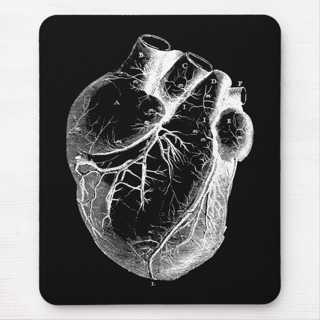 Tapis De Souris Coeur anatomiquement correct (Devant)