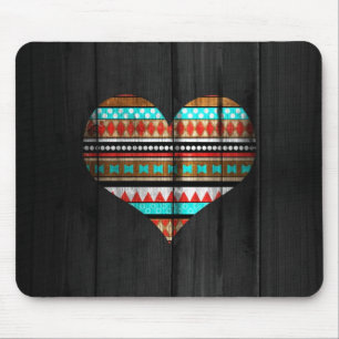 Tapis De Souris Coeur aztèque