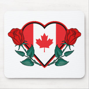 Tapis De Souris Coeur Canada