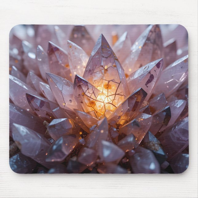 Tapis De Souris Coeur cristal radiant (Devant)