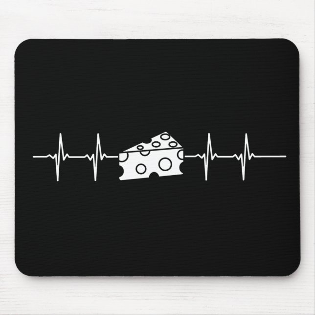 Tapis De Souris Coeur de fromage (Devant)