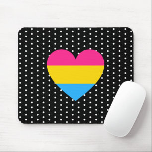 Tapis De Souris Coeur de la fierté transexuelle