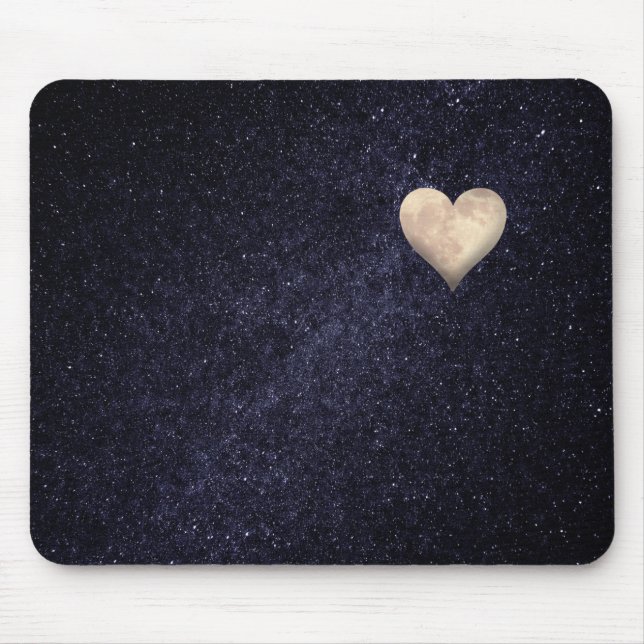 Tapis De Souris Coeur de lune (Devant)