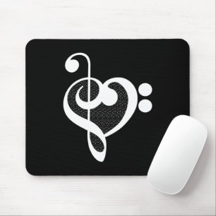 Tapis De Souris Coeur de musique - I Love Music