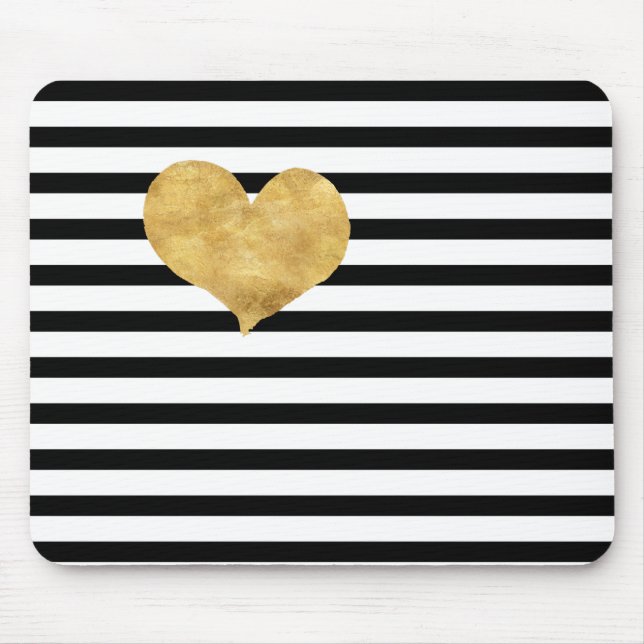 Tapis De Souris Coeur d'or à la française (Devant)