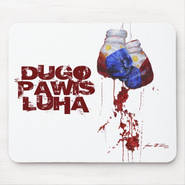 Tapis De Souris Coeur du guerrier philippin (Devant)