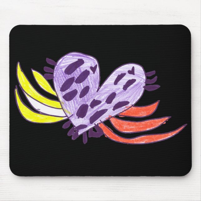 Tapis De Souris Coeur flottant (Devant)