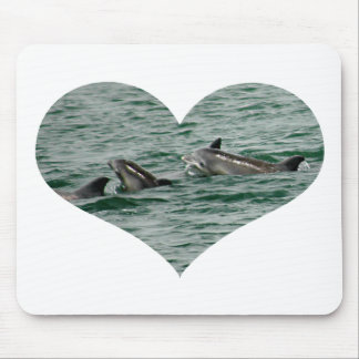 Tapis De Souris Coeur Mousepad de dauphin