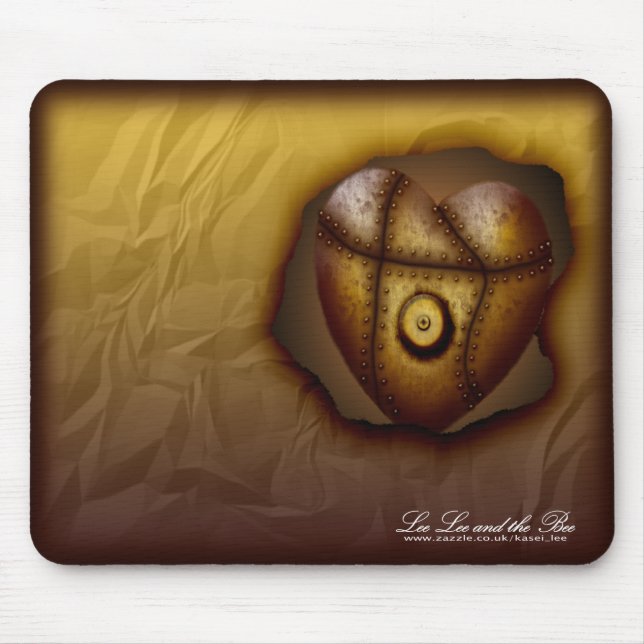 Tapis De Souris Coeur riveté, mousepad (Devant)