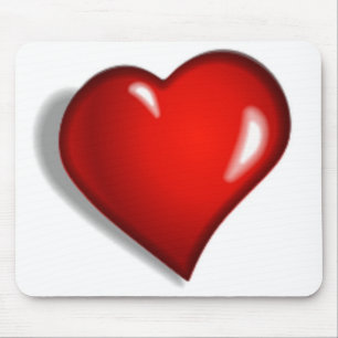 TAPIS DE SOURIS COEUR ROUGE