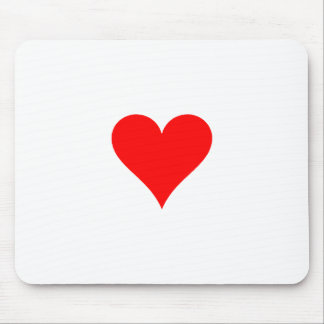 Tapis De Souris Coeur rouge