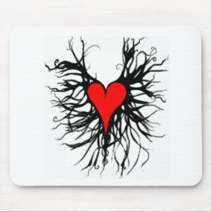 Tapis De Souris Coeur rouge