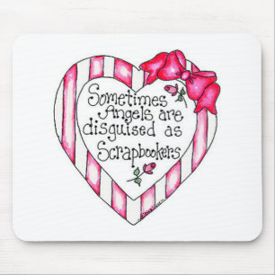 Tapis De Souris Coeur Scrapbooker d'ange