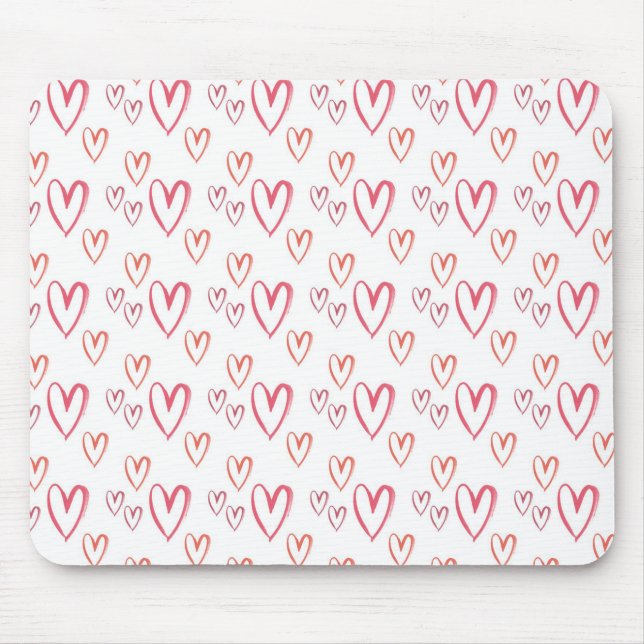 Tapis De Souris Coeurs (Devant)