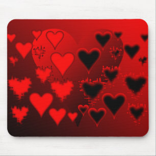 Tapis De Souris Coeurs