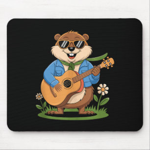Tapis De Souris Cœurs Ruban Violet Dementia Sensibilisation Heimer