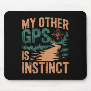 Tapis De Souris Col Vracis Femme Geocaching Drôle Randonnée