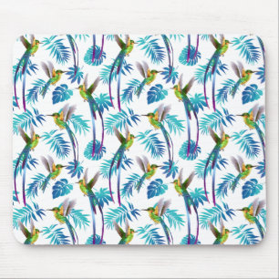 Tapis De Souris Colibri à queue longue tropicale
