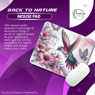 Tapis de souris Colibri Retour à la Nature