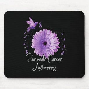 Tapis De Souris Colibri Violet de Sensibilisation au Cancer du Pan