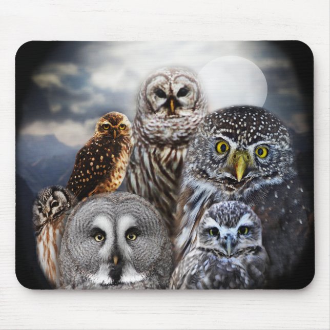 Tapis De Souris Collage de choux (Devant)