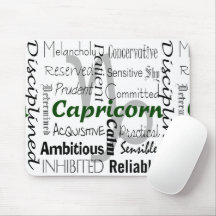 Collage des Traits de l'Astrologie du Zodiaque Cap