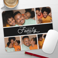 Collage photo de famille moderne