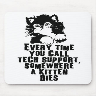 Tapis de souris collectable du support technique