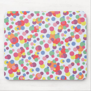 Tapis De Souris Collection circulaire colorée