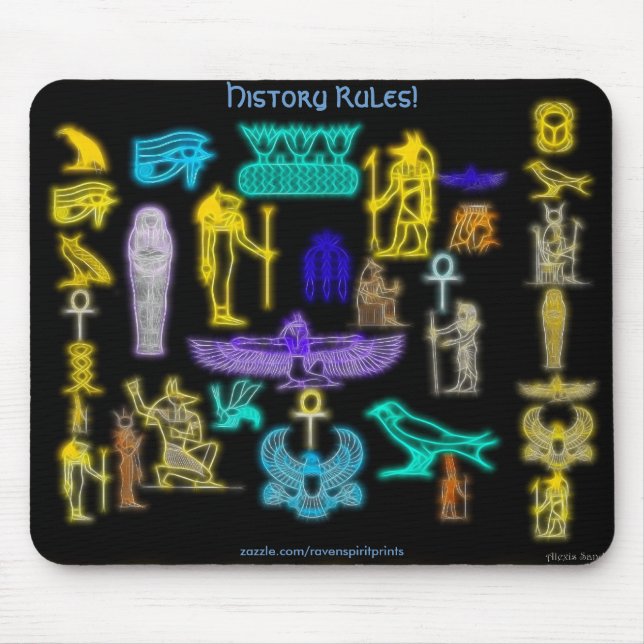 Tapis De Souris Collection d'anciens égyptiens (Devant)