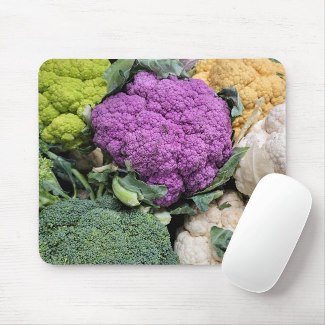 Tapis De Souris Collection de chou-fleur frais (Avec souris)