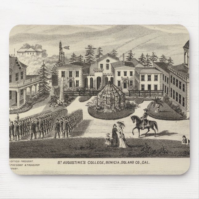 Tapis De Souris Collège, école, Benicia (Devant)