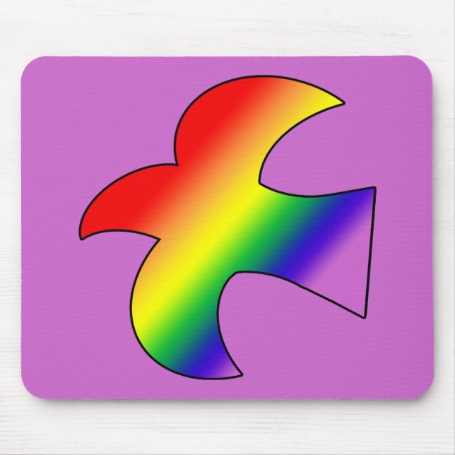 Tapis De Souris Colombe de GLBT (Devant)