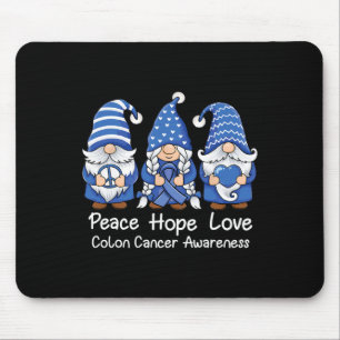 Tapis De Souris Colon Cancer Gnomes Support Avec Ruban Colorectal