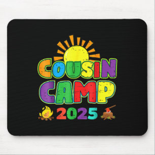 Tapis De Souris Colonie de cousins 2025 Vacances familiales Campin