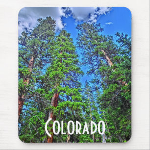 Tapis De Souris Colorado arbres mousepad