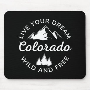 Tapis De Souris Colorado Montagnes Vintage