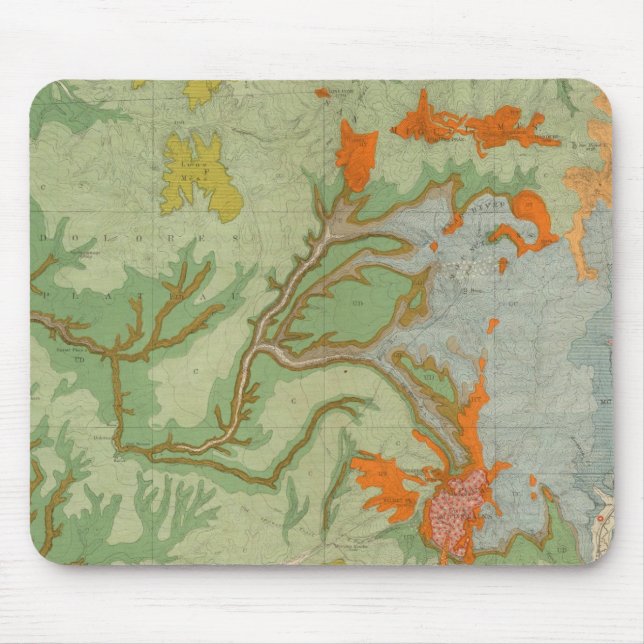 Tapis De Souris Colorado Sud-Ouest et certaines parties du Nouveau (Devant)