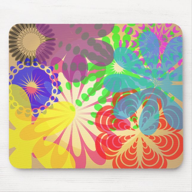 Tapis De Souris Coloré (Devant)