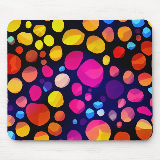 Tapis De Souris Coloré (Devant)