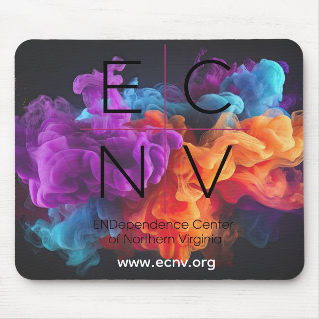 Tapis de souris coloré ECNV (Devant)