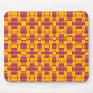 Tapis De Souris Coloré flou à damiers motif